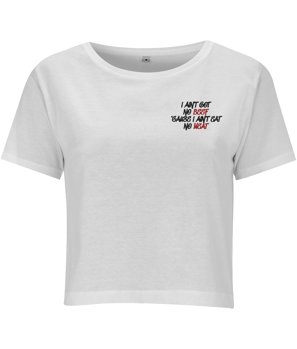 No Beef - Crop Top